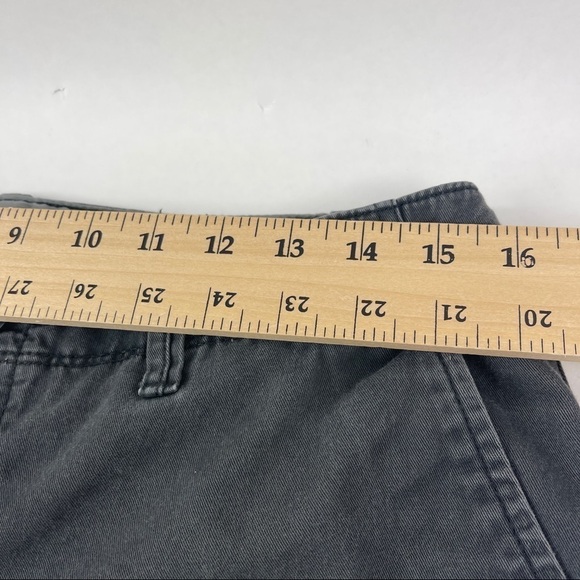 Eddie Bauer Chino Pants Womens 8 Gray Flat Front - Picture 8 of 11